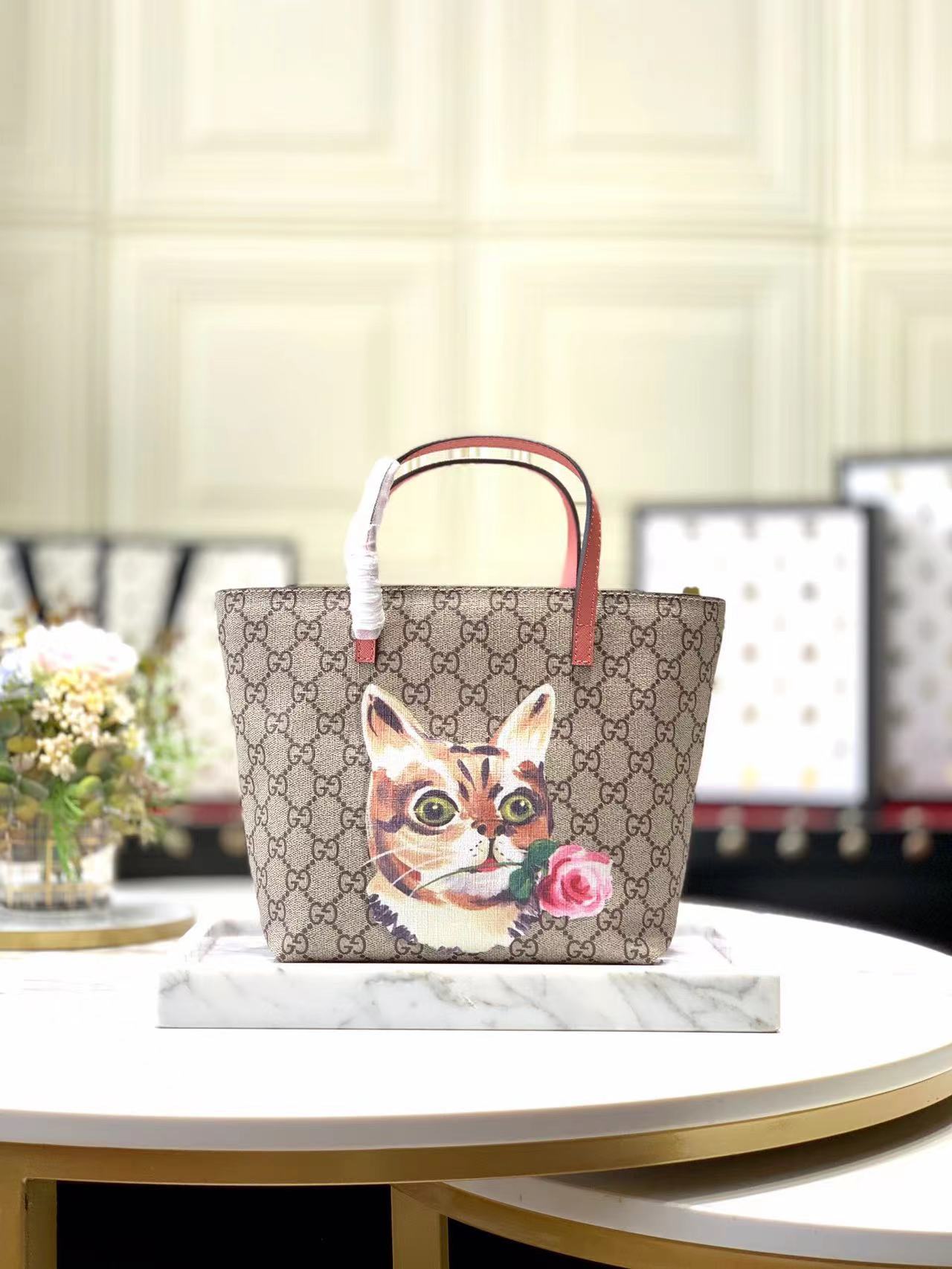20240408 GUCCI貓咪兒童購物包 海外原單 歐美代購