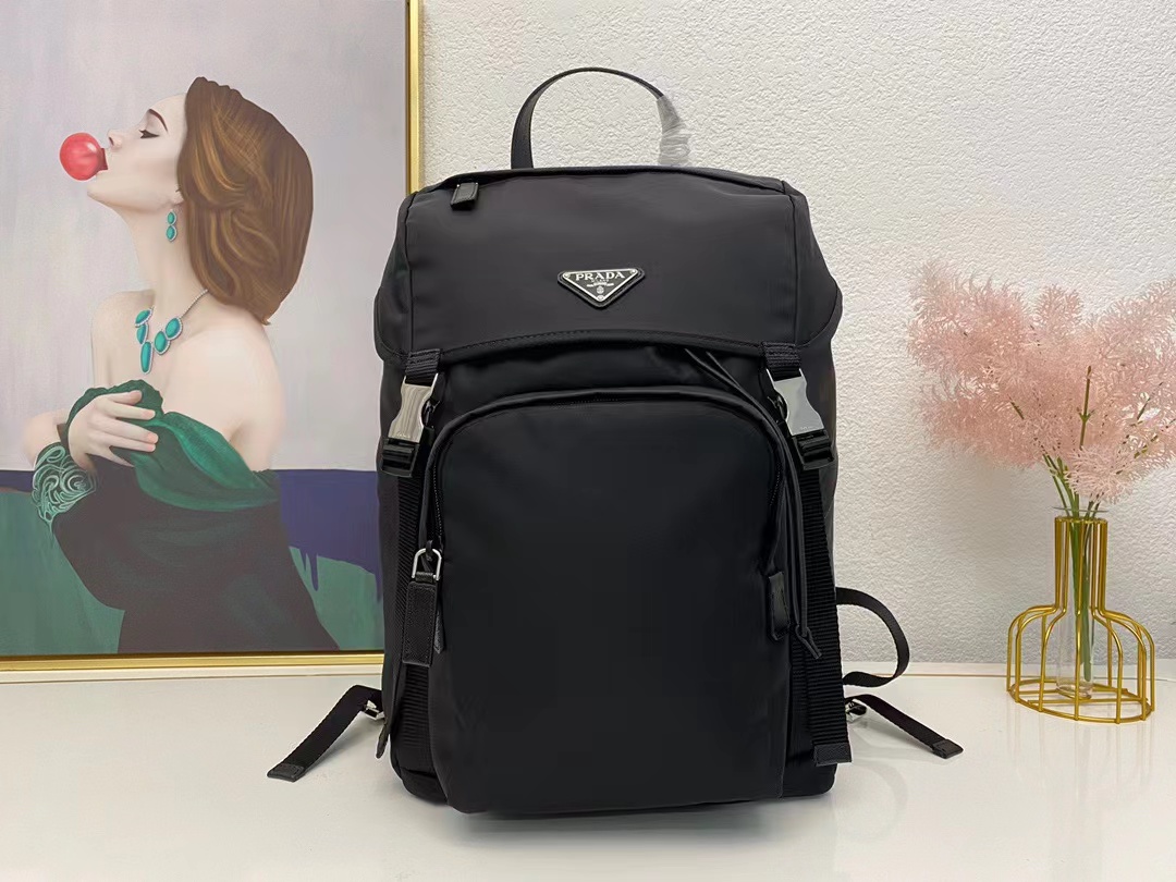 20240419 PRADA帆布尼龍後背包 海外原單 歐美代購 專櫃同步在售