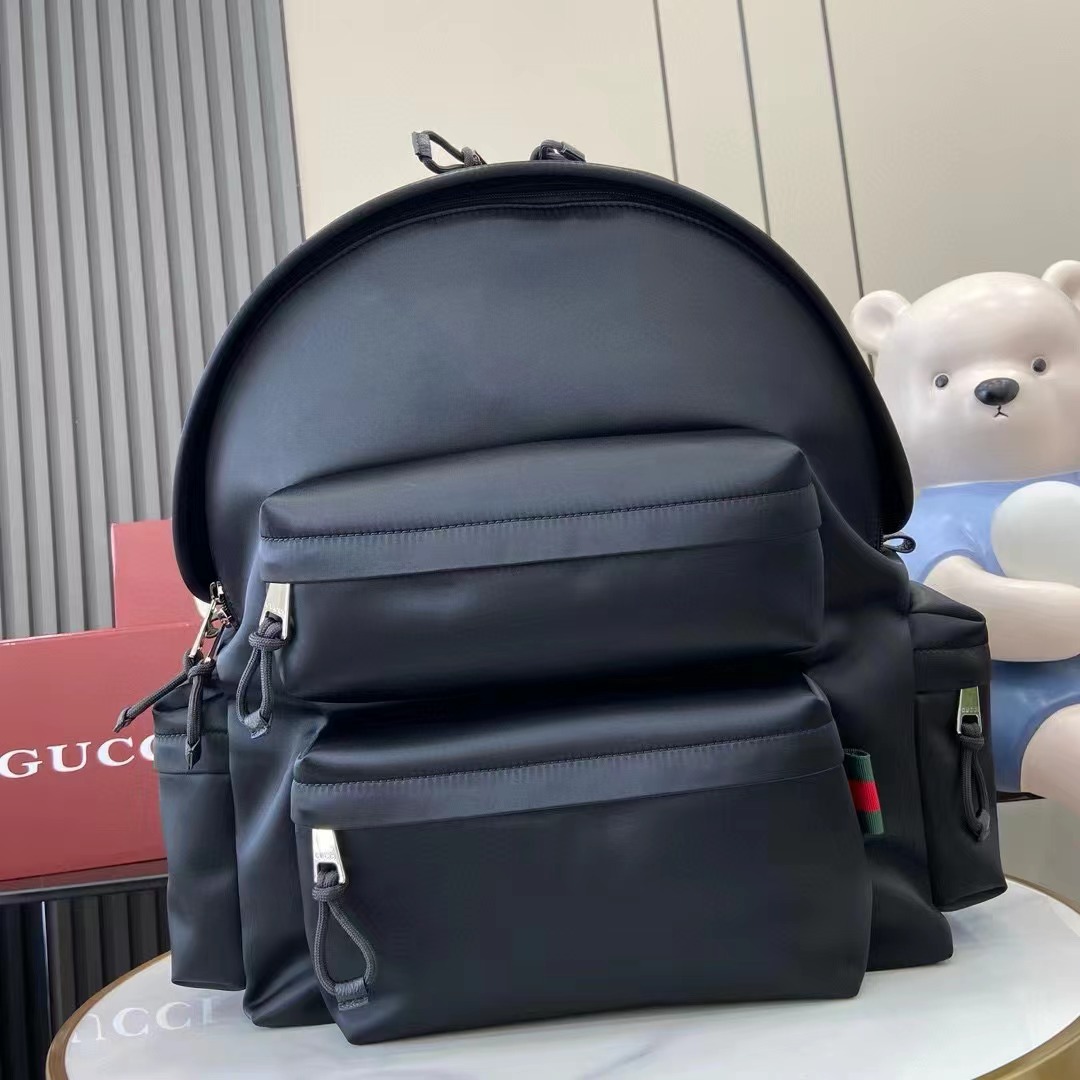20240922 GUCCI防水帆布後背包 海外原單免稅平行輸入 歐美代購 台北101專櫃官網同步在售
